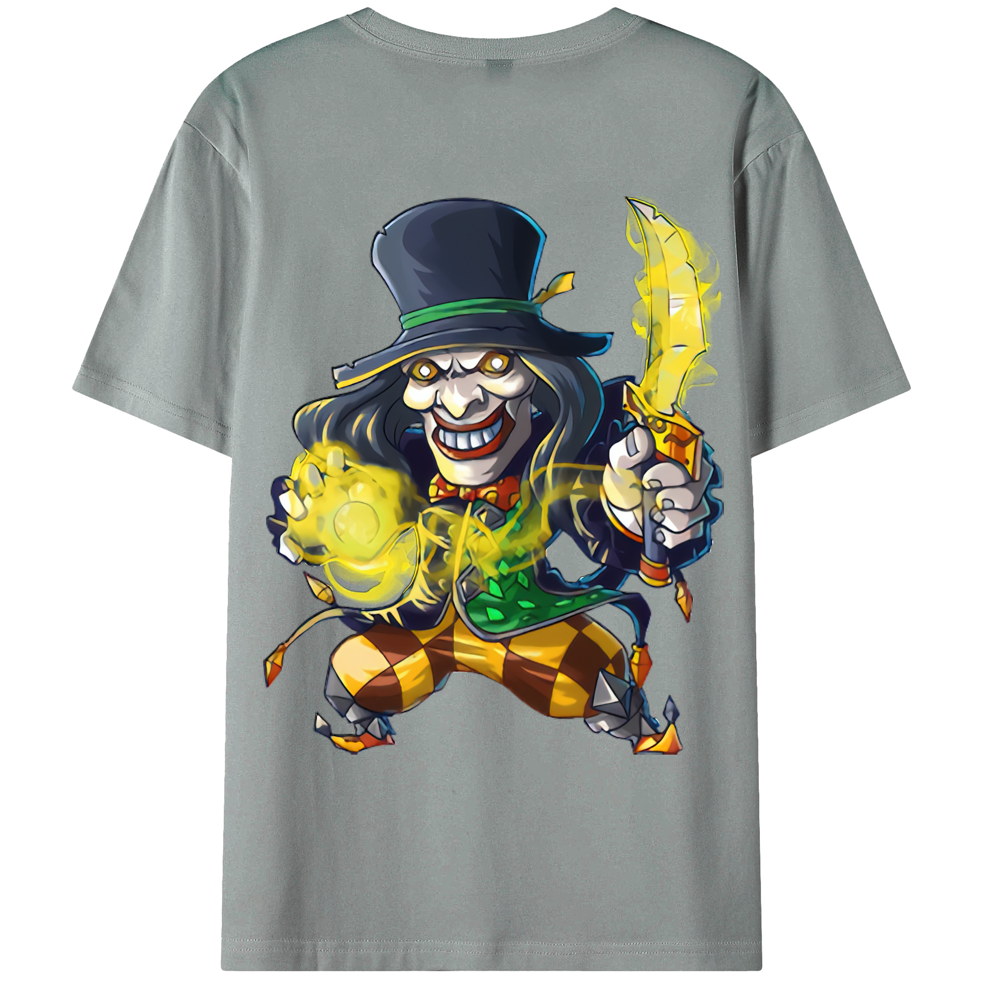 （画像用） リーグ・オブ・レジェンド League of Legends LOL 綿100％ メンズ半袖Tシャツ（バックプリント） 通気性